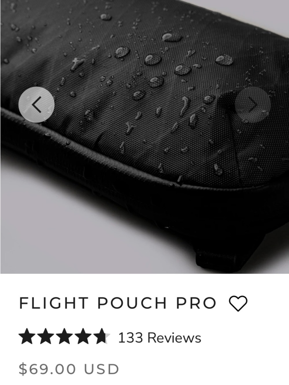 NWT Alpaka Flight Pouch Pro — Black Xpac - A4 - Picture 15 of 16